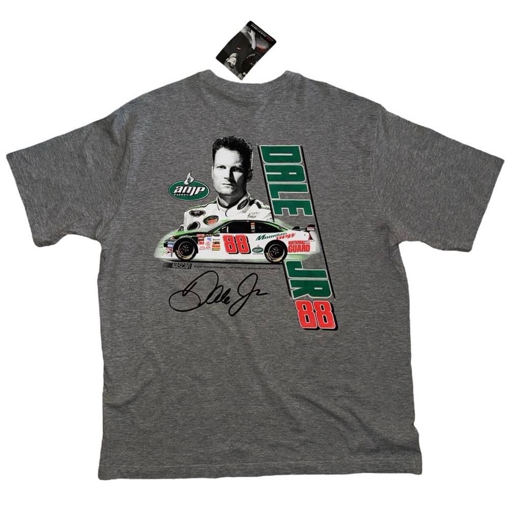 Dale Jr. 88 Gray Racing Graphic Short Sleeve Tee